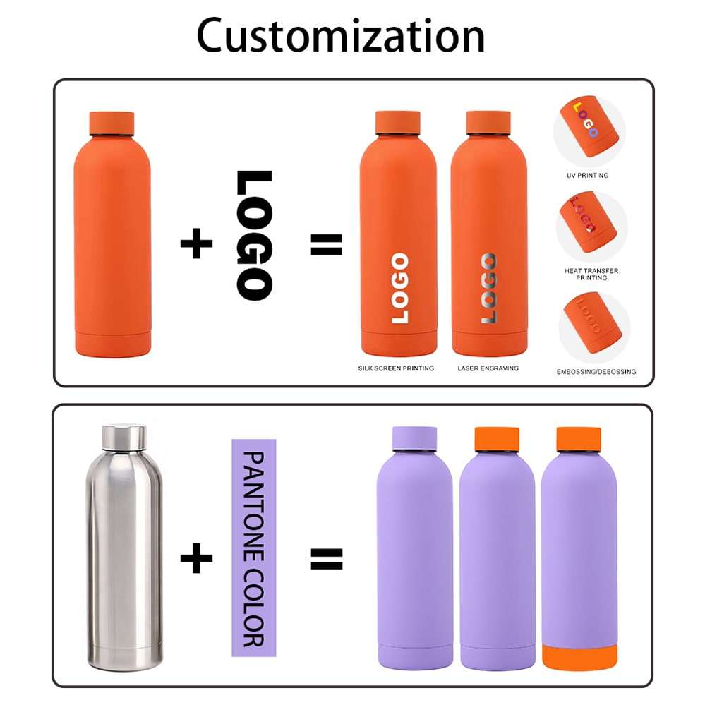 YETE-RBB Cola Shape Vacuum Flask - 304 Stainless Steel Thermal Insulated Tumbler for Travel Gym